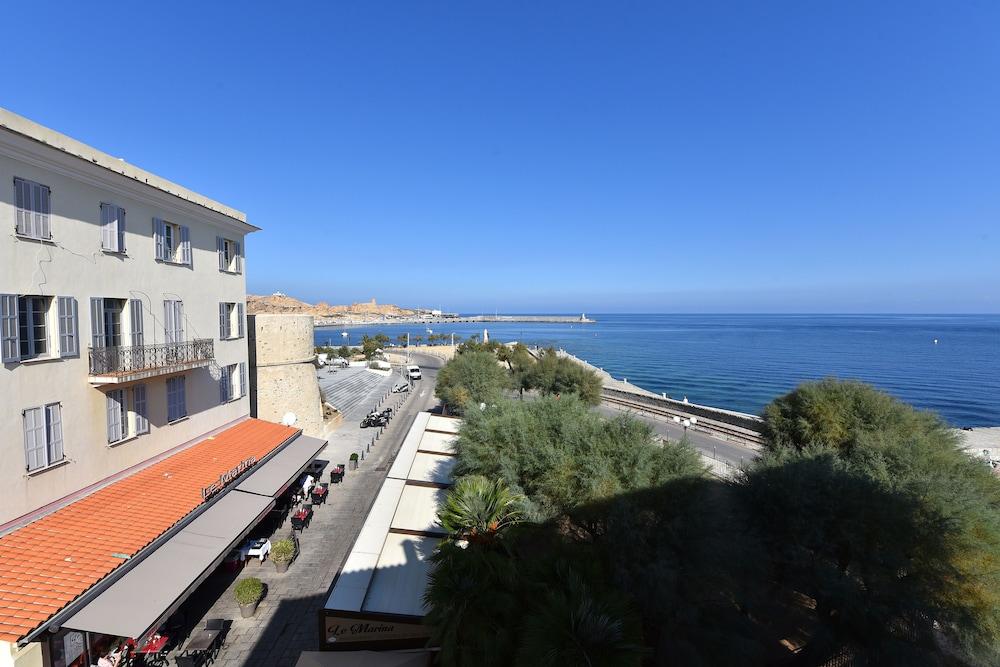 Hotel Perla Rossa LʼÎle-Rousse Exterior foto