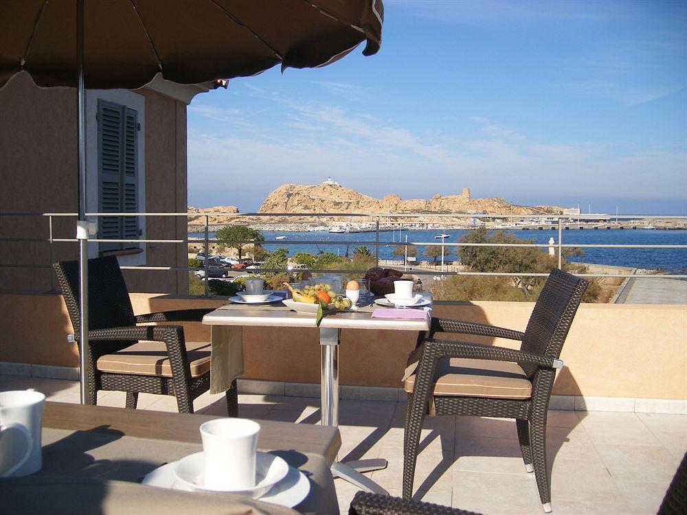 Hotel Perla Rossa LʼÎle-Rousse Exterior foto